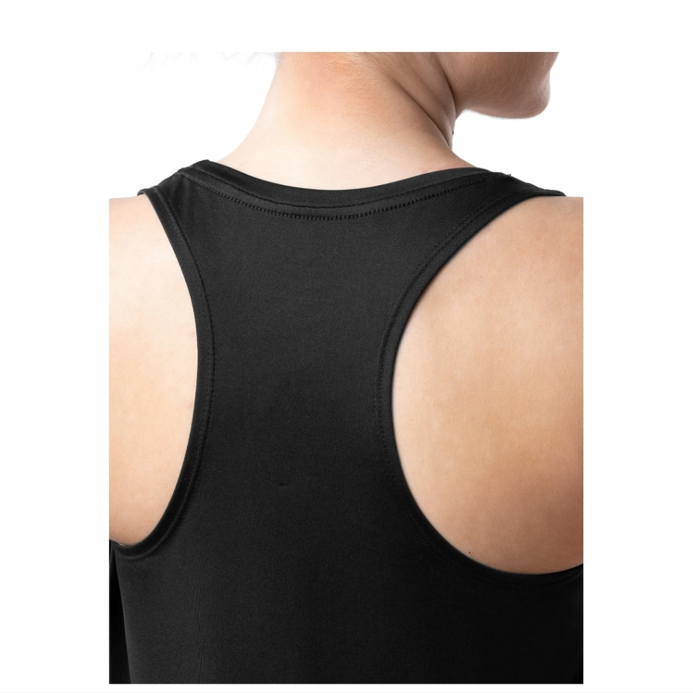 Women's Athletic Works Black Gray Camo Moisture Wick Racer Back Tank Top Medium - Picture 5 of 12
